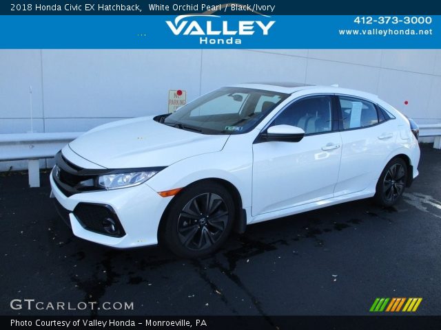 2018 Honda Civic EX Hatchback in White Orchid Pearl