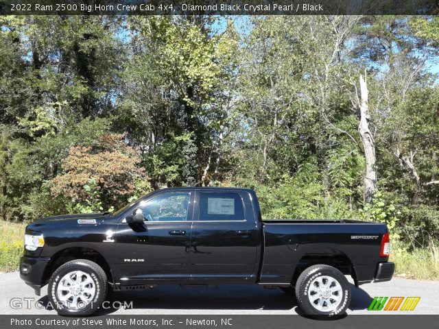 2022 Ram 2500 Big Horn Crew Cab 4x4 in Diamond Black Crystal Pearl
