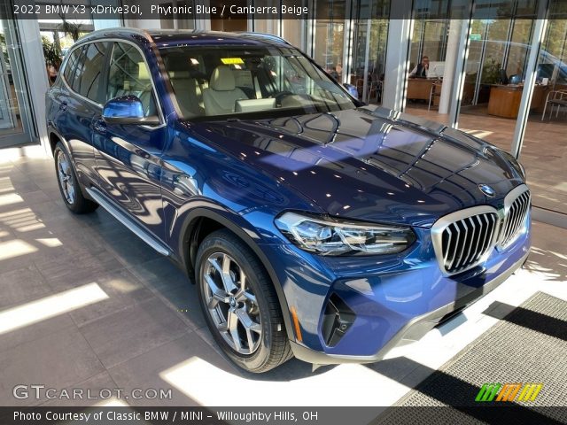 2022 BMW X3 xDrive30i in Phytonic Blue