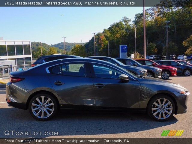 2021 Mazda Mazda3 Preferred Sedan AWD in Machine Gray Metallic