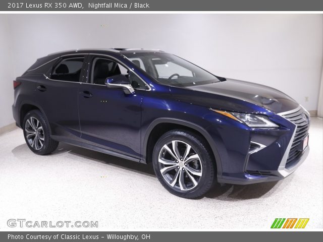 2017 Lexus RX 350 AWD in Nightfall Mica