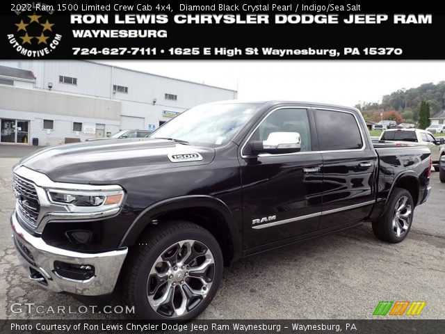 2022 Ram 1500 Limited Crew Cab 4x4 in Diamond Black Crystal Pearl