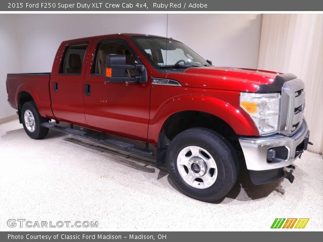 2015 Ford F250 Super Duty XLT Crew Cab 4x4 in Ruby Red