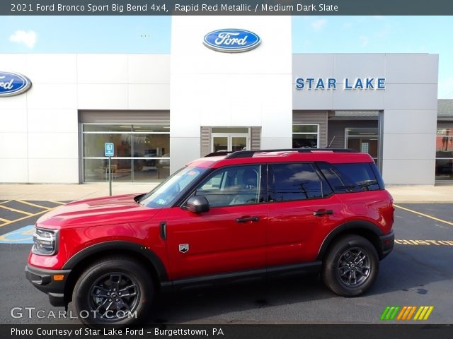 2021 Ford Bronco Sport Big Bend 4x4 in Rapid Red Metallic