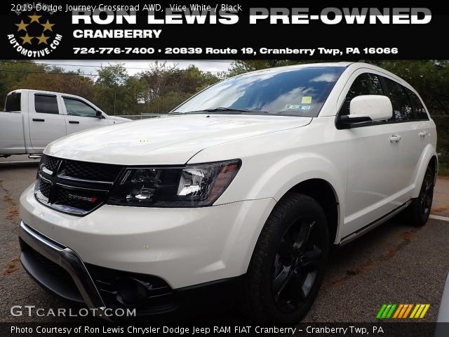 2019 Dodge Journey Crossroad AWD in Vice White