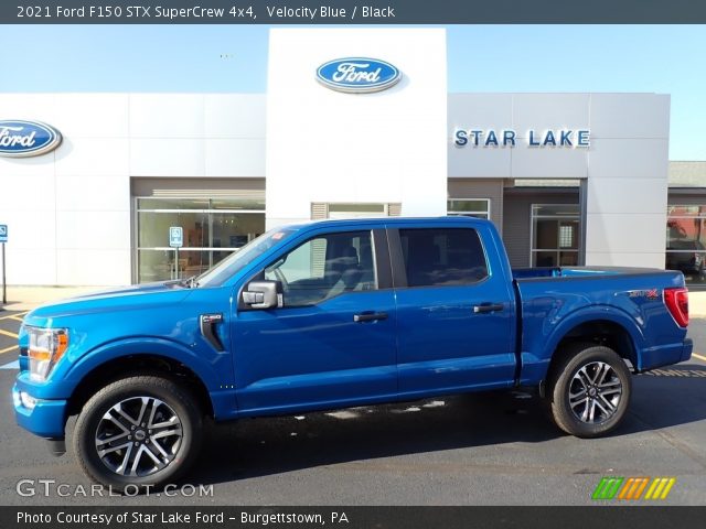 2021 Ford F150 STX SuperCrew 4x4 in Velocity Blue