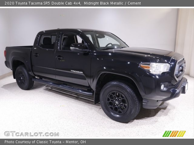 2020 Toyota Tacoma SR5 Double Cab 4x4 in Midnight Black Metallic