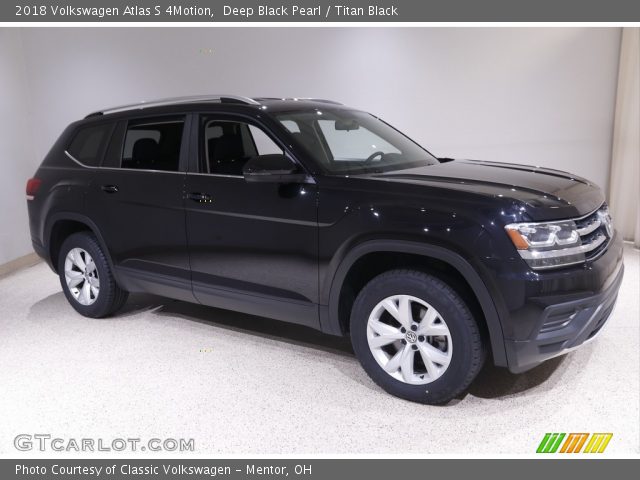 2018 Volkswagen Atlas S 4Motion in Deep Black Pearl