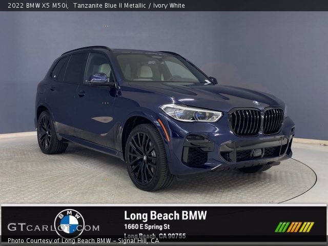 2022 BMW X5 M50i in Tanzanite Blue II Metallic