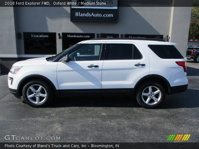 2018 Ford Explorer FWD in Oxford White