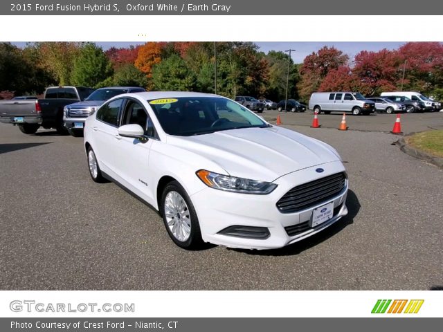 2015 Ford Fusion Hybrid S in Oxford White