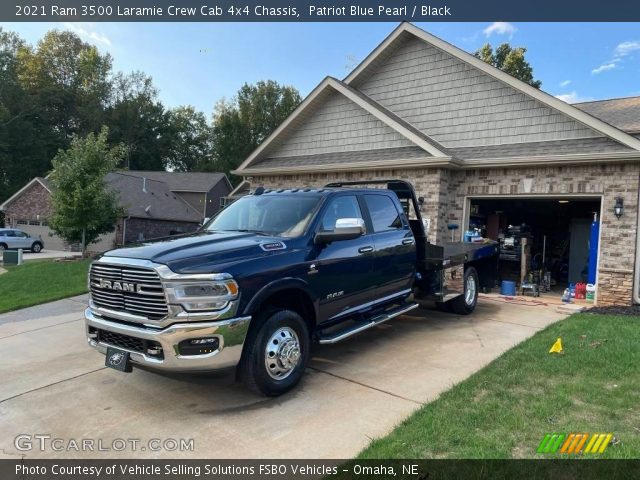 2021 Ram 3500 Laramie Crew Cab 4x4 Chassis in Patriot Blue Pearl