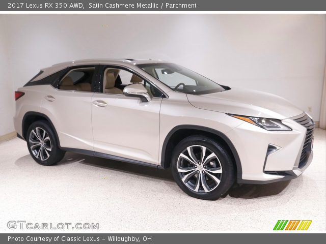 2017 Lexus RX 350 AWD in Satin Cashmere Metallic