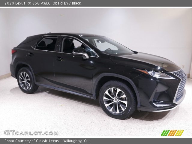 2020 Lexus RX 350 AWD in Obsidian
