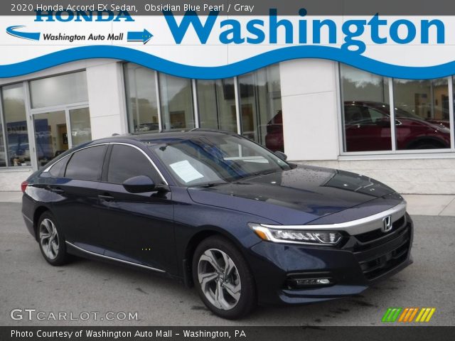2020 Honda Accord EX Sedan in Obsidian Blue Pearl