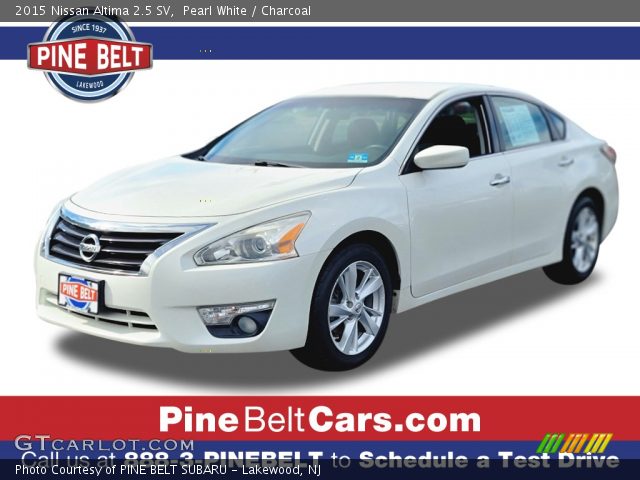 2015 Nissan Altima 2.5 SV in Pearl White