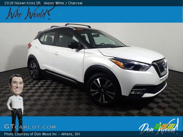 2018 Nissan Kicks SR in Aspen White