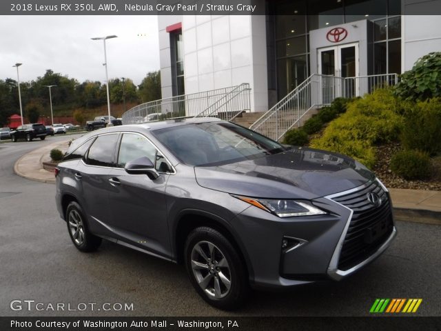 2018 Lexus RX 350L AWD in Nebula Gray Pearl