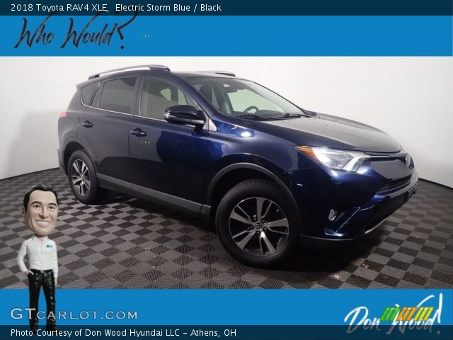 2018 Toyota RAV4 XLE in Electric Storm Blue