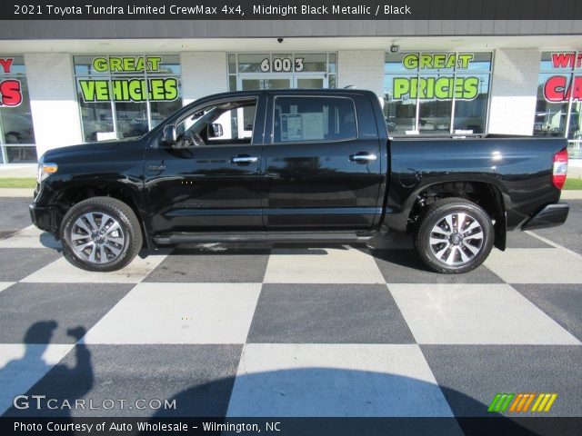 2021 Toyota Tundra Limited CrewMax 4x4 in Midnight Black Metallic