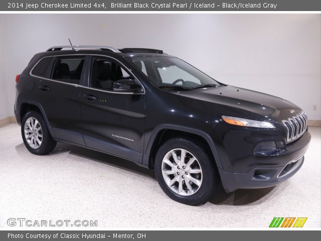 2014 Jeep Cherokee Limited 4x4 in Brilliant Black Crystal Pearl