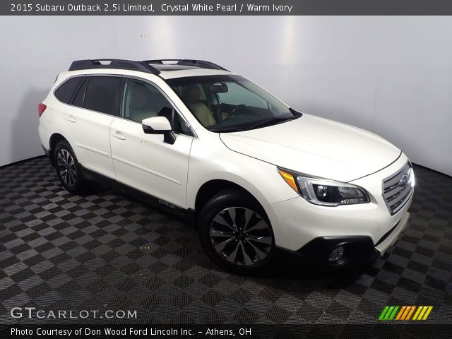 2015 Subaru Outback 2.5i Limited in Crystal White Pearl