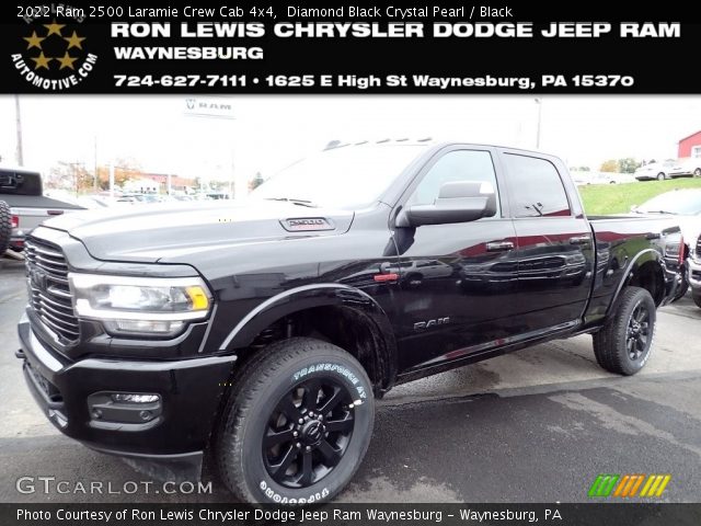 2022 Ram 2500 Laramie Crew Cab 4x4 in Diamond Black Crystal Pearl