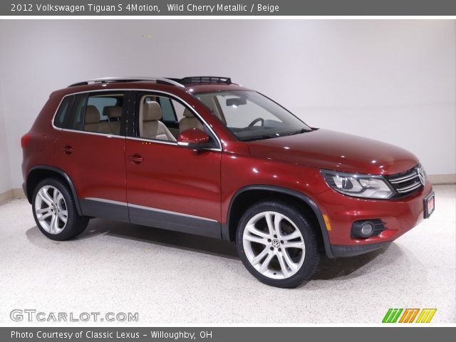 2012 Volkswagen Tiguan S 4Motion in Wild Cherry Metallic