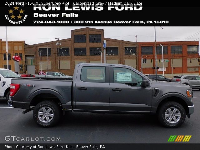 2021 Ford F150 XL SuperCrew 4x4 in Carbonized Gray