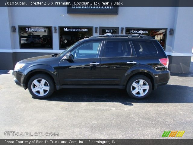2010 Subaru Forester 2.5 X Premium in Obsidian Black Pearl