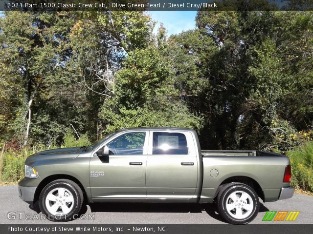 2021 Ram 1500 Classic Crew Cab in Olive Green Pearl
