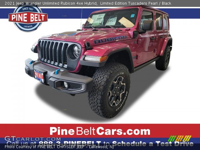 2021 Jeep Wrangler Unlimited Rubicon 4xe Hybrid in Limited Edition Tuscadero Pearl