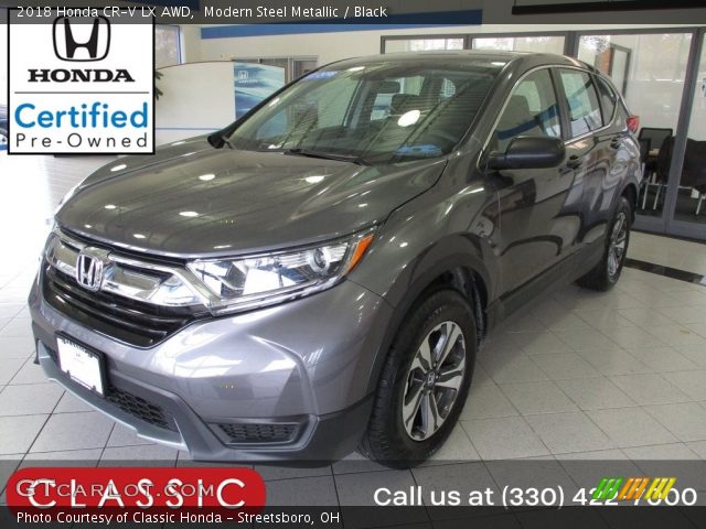 2018 Honda CR-V LX AWD in Modern Steel Metallic