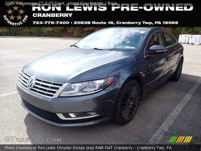 2015 Volkswagen CC 2.0T Sport in Island Gray Metallic