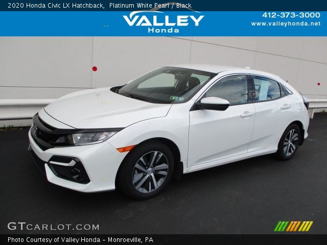 2020 Honda Civic LX Hatchback in Platinum White Pearl