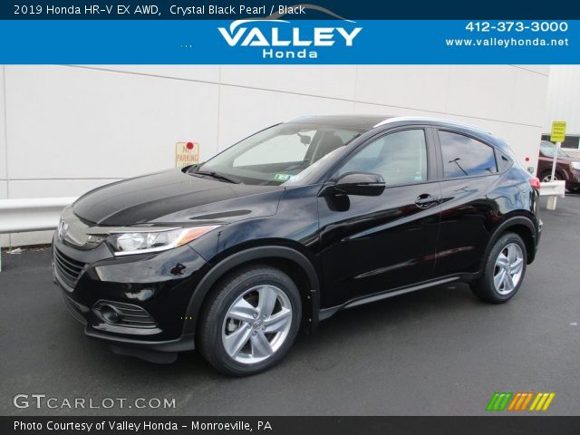 2019 Honda HR-V EX AWD in Crystal Black Pearl