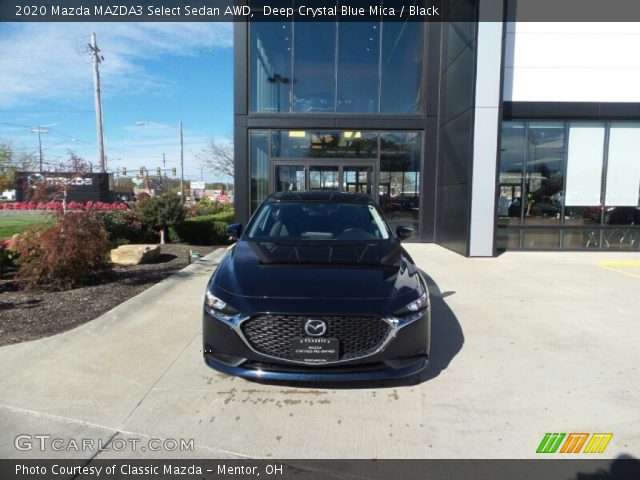 2020 Mazda MAZDA3 Select Sedan AWD in Deep Crystal Blue Mica