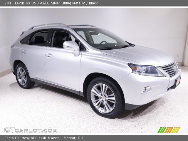 2015 Lexus RX 350 AWD in Silver Lining Metallic