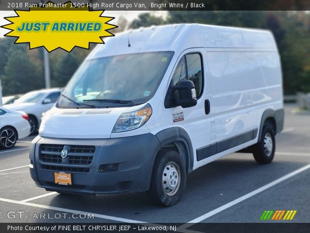 2018 Ram ProMaster 1500 High Roof Cargo Van in Bright White