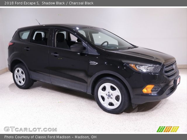 2018 Ford Escape S in Shadow Black