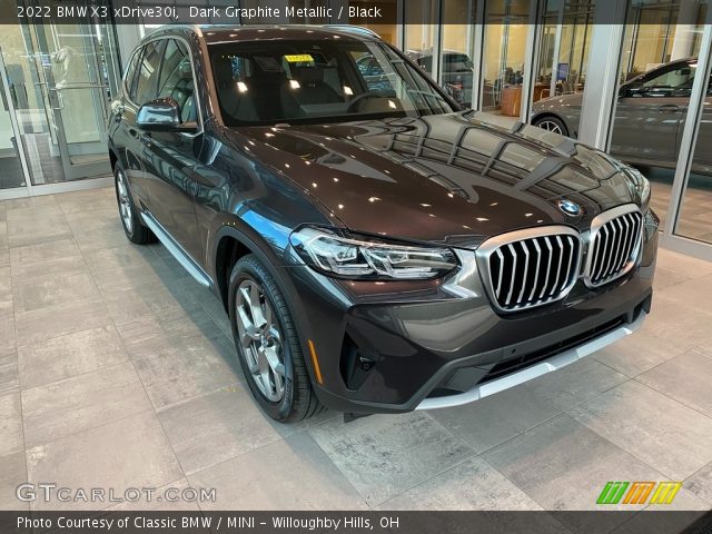 2022 BMW X3 xDrive30i in Dark Graphite Metallic
