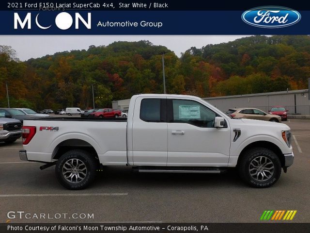 2021 Ford F150 Lariat SuperCab 4x4 in Star White