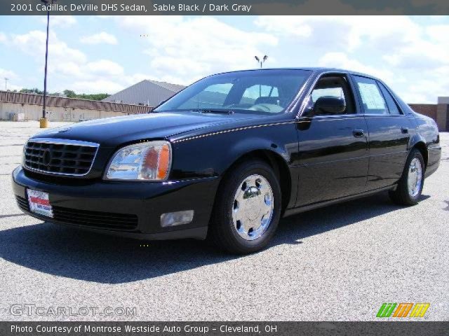 2001 Cadillac DeVille DHS Sedan in Sable Black