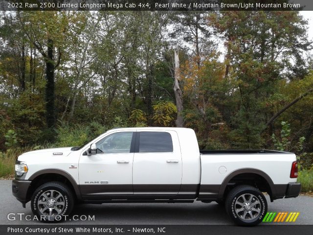 2022 Ram 2500 Limited Longhorn Mega Cab 4x4 in Pearl White