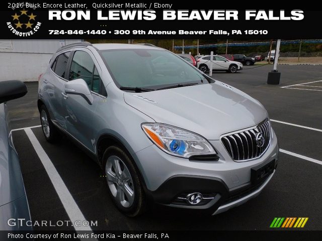 2016 Buick Encore Leather in Quicksilver Metallic