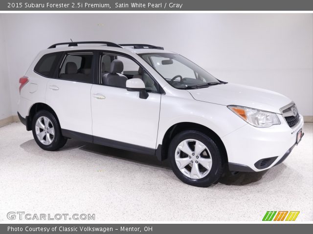 2015 Subaru Forester 2.5i Premium in Satin White Pearl