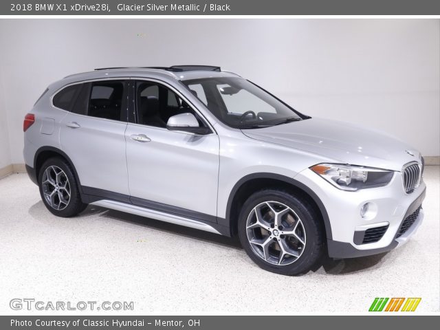 2018 BMW X1 xDrive28i in Glacier Silver Metallic