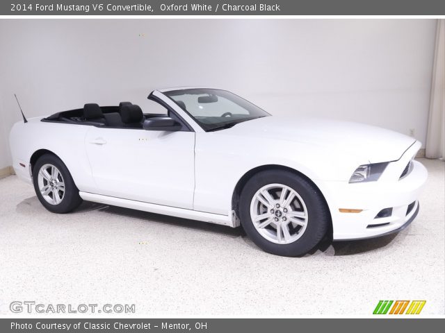 2014 Ford Mustang V6 Convertible in Oxford White