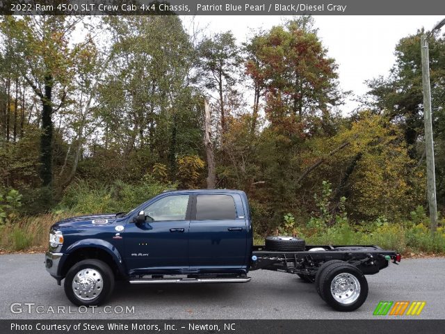 2022 Ram 4500 SLT Crew Cab 4x4 Chassis in Patriot Blue Pearl