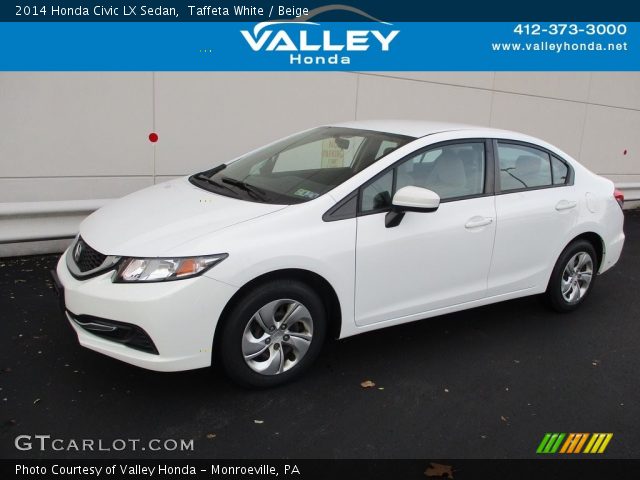 2014 Honda Civic LX Sedan in Taffeta White